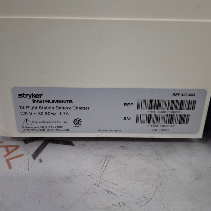 Stryker 400-655 T4 Eight Station Battery Charger
