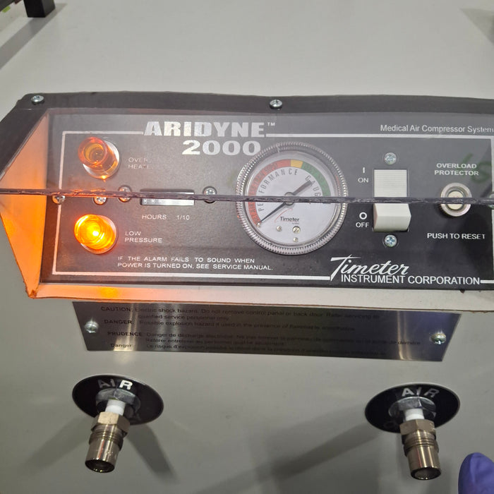 Timeter Instrument Corporation Aridyne 2000 Air Compressor System