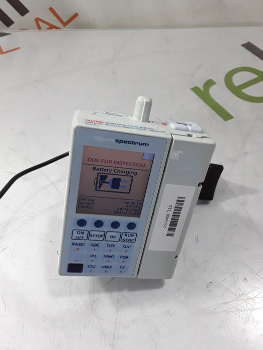 Baxter Sigma Spectrum 6.05.14 with B/G Battery Infusion Pump