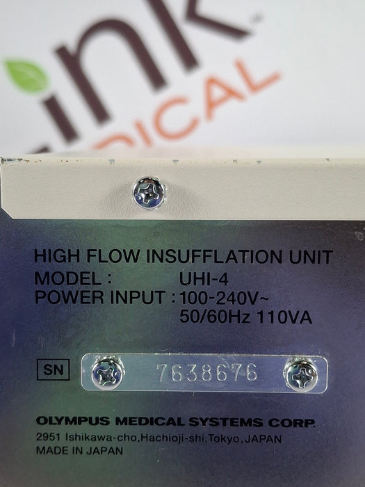 Olympus UHI-4 Intra-Abdominal Insufflation Unit