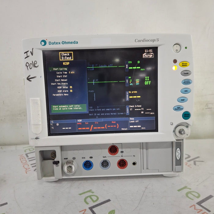 Datex-Ohmeda Cardiocap 5 Anesthesia Monitor