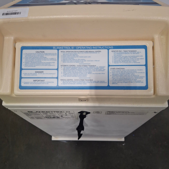 Cincinnati Sub-Zero CSZ Blanketrol III Hypothermia Unit