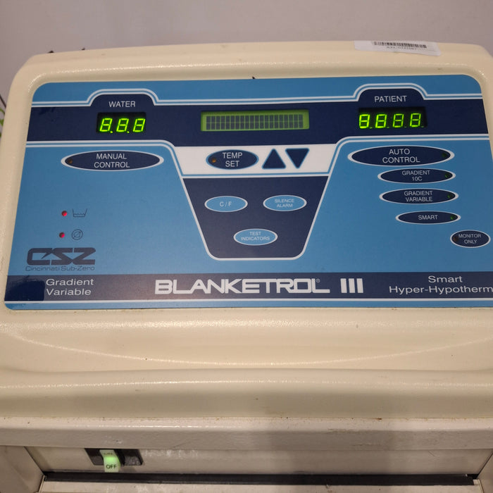 Cincinnati Sub-Zero CSZ Blanketrol III Hypothermia Unit