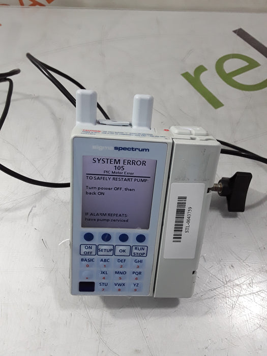 Baxter Sigma Spectrum 6.05.14 with A/B/G/N Battery Infusion Pump