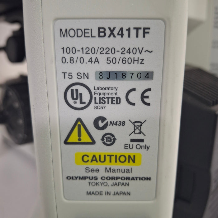 Olympus BX41TF Binocular Microscope