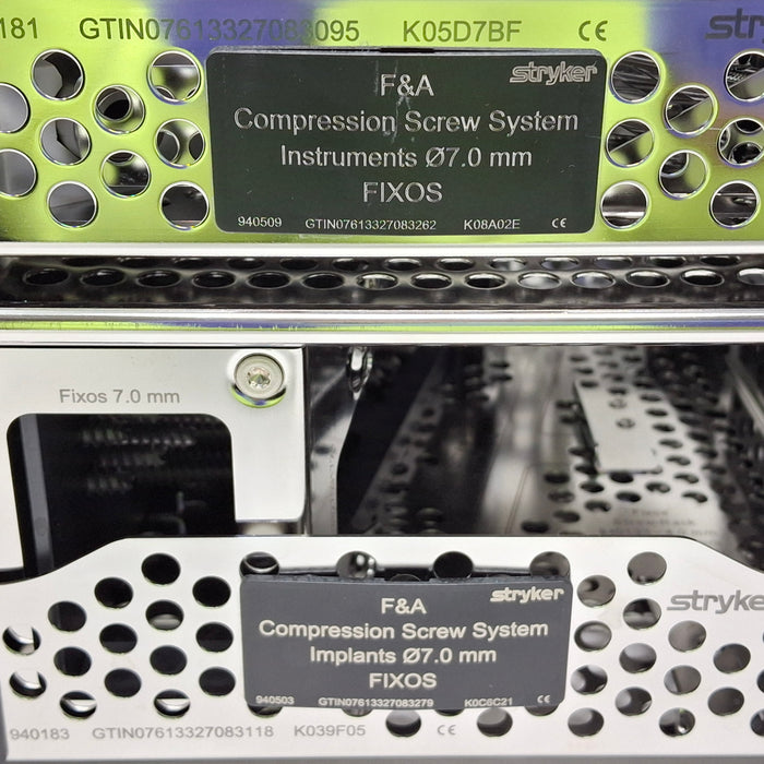 Stryker Foot & Ankle FIXOS 7.0mm Compression Screw System