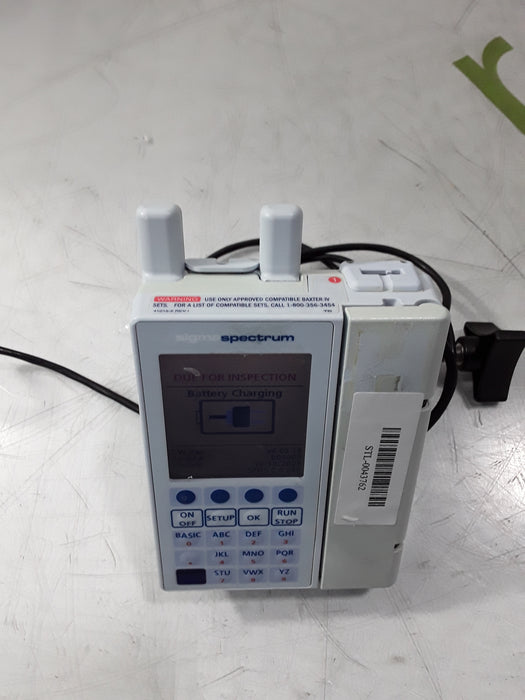 Baxter Sigma Spectrum 6.05.14 with A/B/G/N Battery Infusion Pump