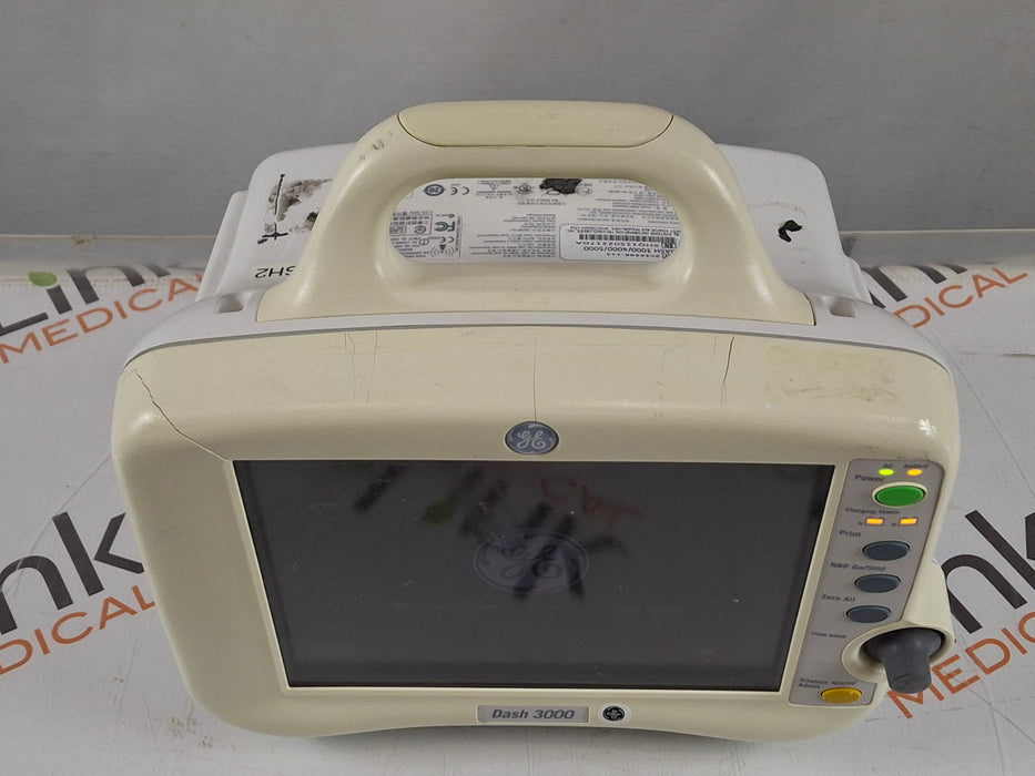 GE Healthcare Dash 3000 - GE/Nellcor SpO2 Patient Monitor