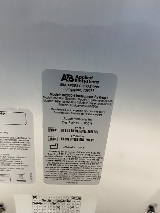 Applied Biosystems m2000rt Real Time PCR Instrument System