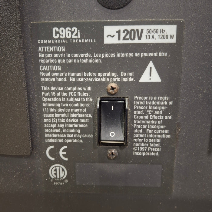 Precor USA C962i Commercial Treadmill
