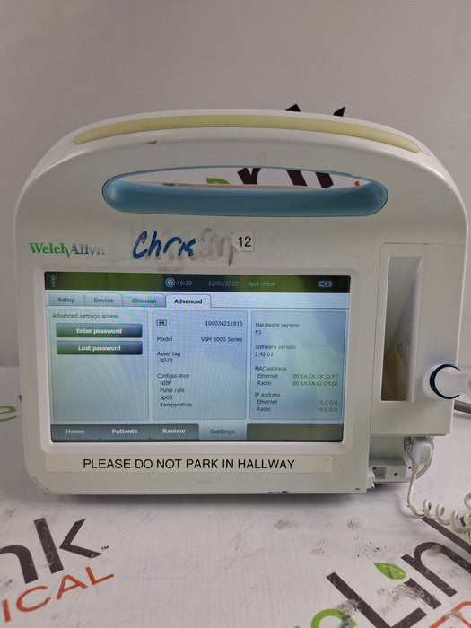 Welch Allyn Connex 6800 68MXTX - Masimo SpO2, SureTemp Vital Signs Monitor