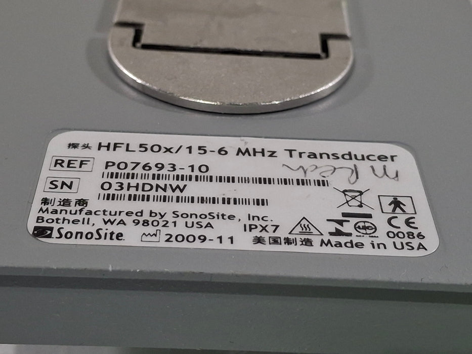 Sonosite HFL50x/15-6 MHz Transducer