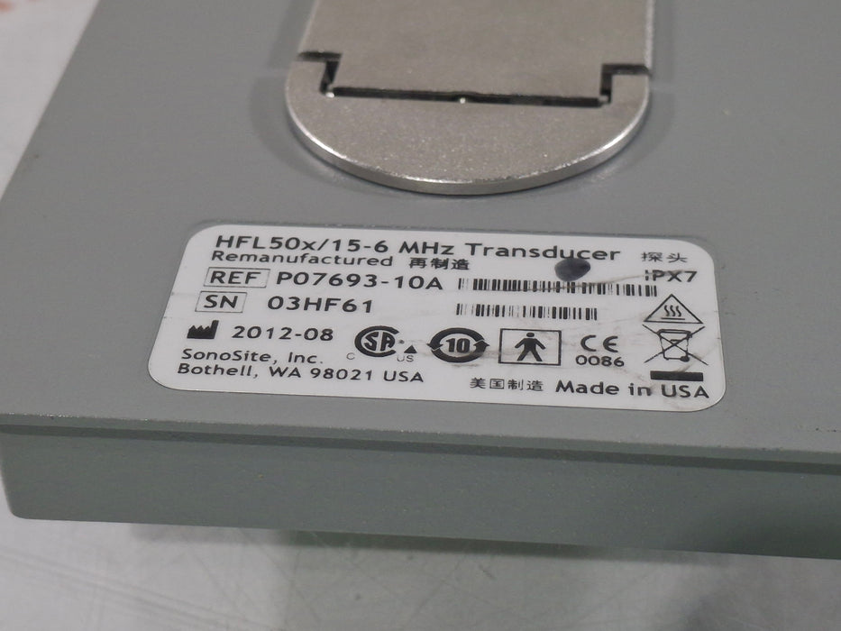 Sonosite HFL50x/15-6 MHz Transducer
