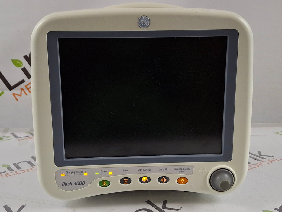GE Healthcare Dash 4000 - GE/Nellcor SpO2 Patient Monitor