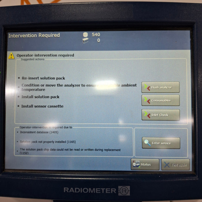 Radiometer ABL90 Flex Plus Blood Gas Analyzer