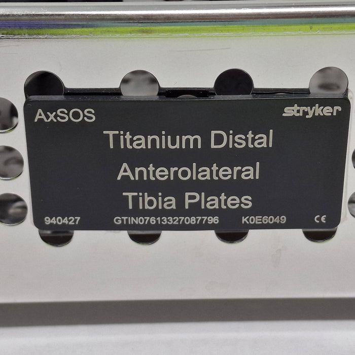 Stryker AxSOS Titanium Distal Anterolateral Tibia Plates