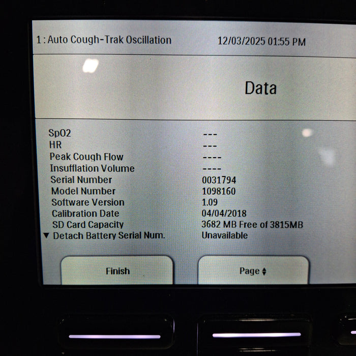 Respironics Cough Assist T70 Airway Clearance Device