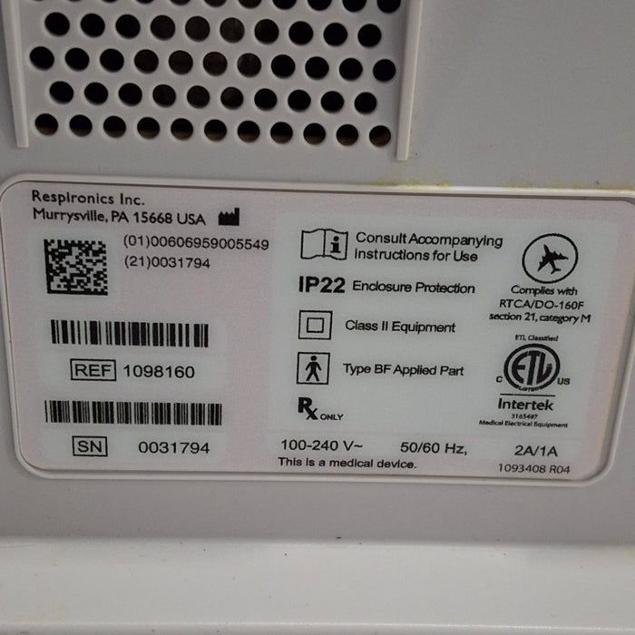 Respironics Cough Assist T70 Airway Clearance Device