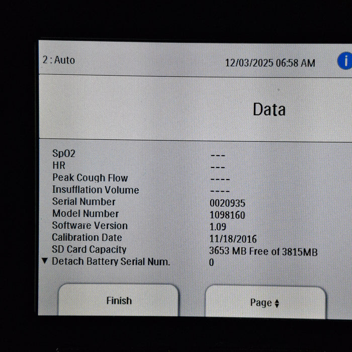 Respironics Cough Assist T70 Airway Clearance Device