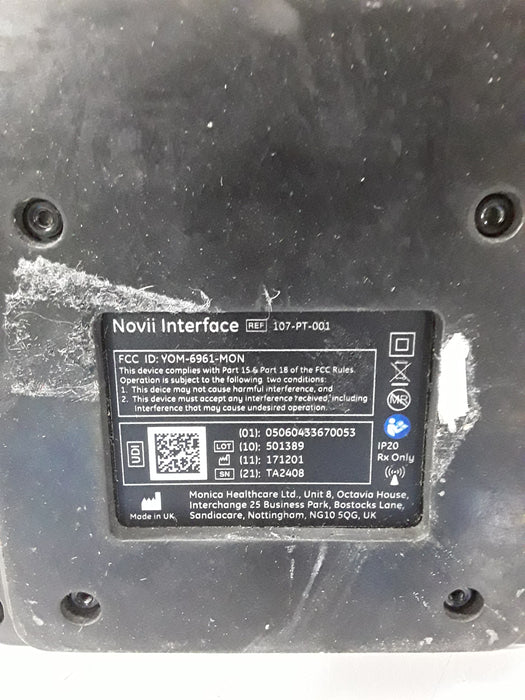 Monica Healthcare Limited 107-PT-001 Fetal Monitor