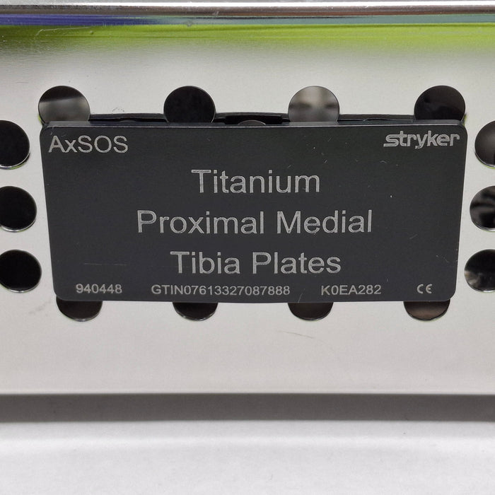 Stryker AxSOS Titanium Proximal Medial Tibia Plates