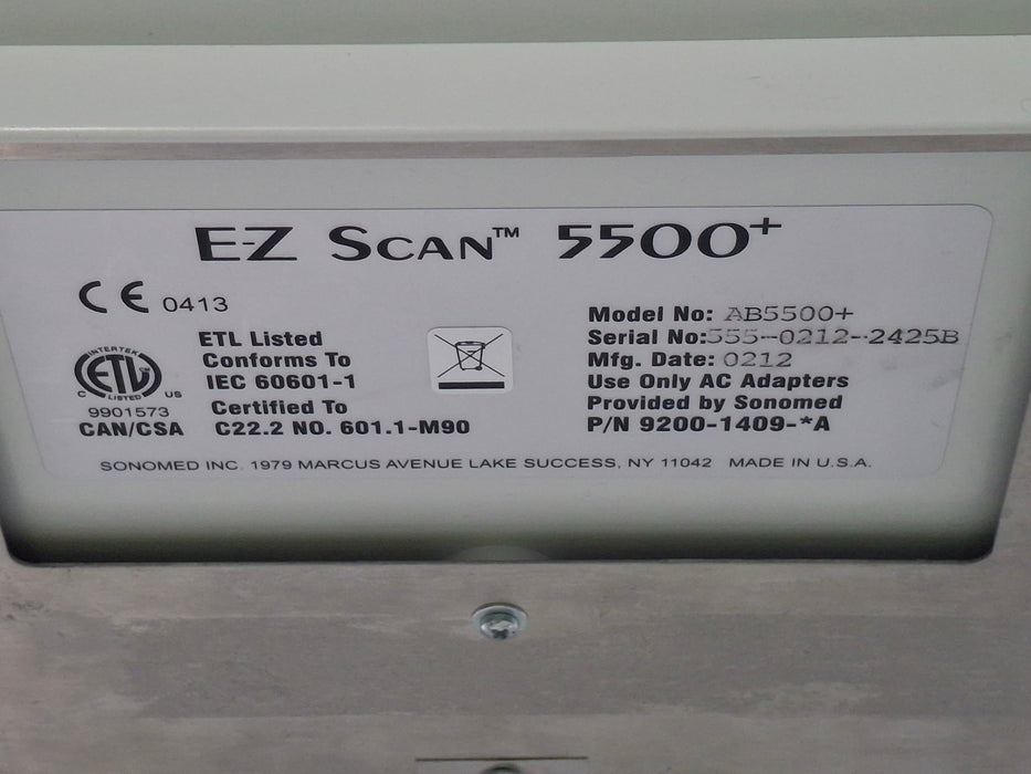 Sonomed Escalon E-Z Scan AB5500+ Ophthalmic Ultrasound