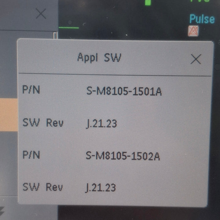 Philips Intellivue MP5 - ECG, OxiMax SpO2, NIBP Patient Monitor