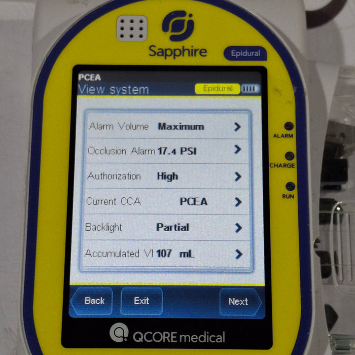 QCore Medical Sapphire Epidural Infusion Pump