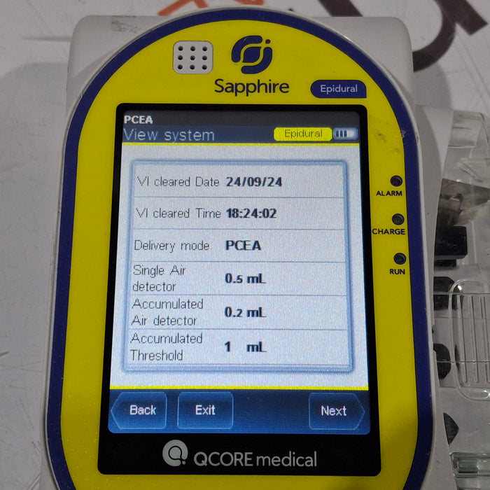 QCore Medical Sapphire Epidural Infusion Pump