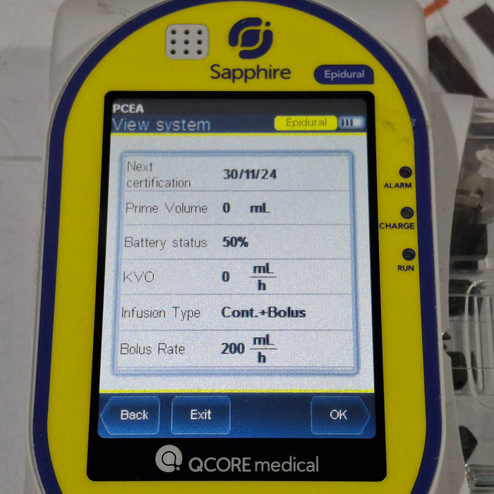 QCore Medical Sapphire Epidural Infusion Pump