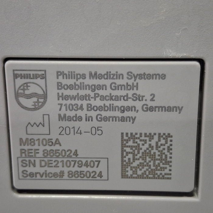 Philips Intellivue MP5 - ECG, OxiMax SpO2, NIBP Patient Monitor