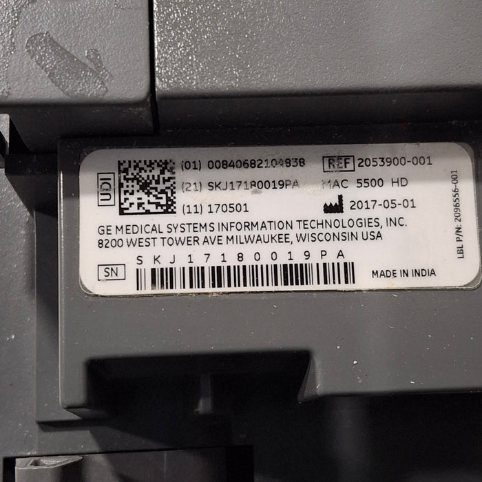 GE Healthcare MAC 5500 HD ECG without CAM Module