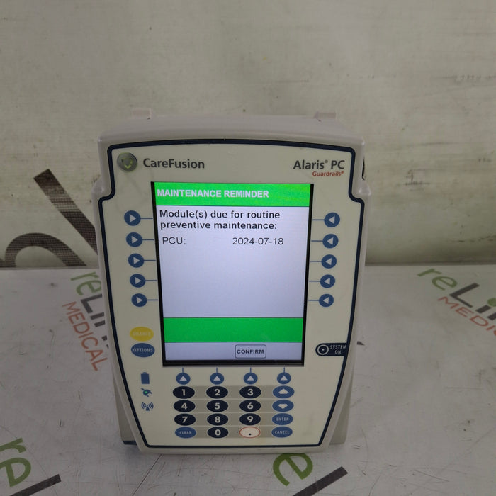 CareFusion Alaris 8015 Large Screen POC Infusion Pump