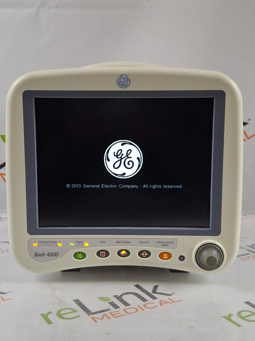 GE Healthcare Dash 4000 - GE/Nellcor SpO2 Patient Monitor