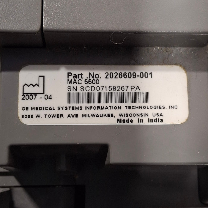GE Healthcare MAC 5500 ECG without CAM Module