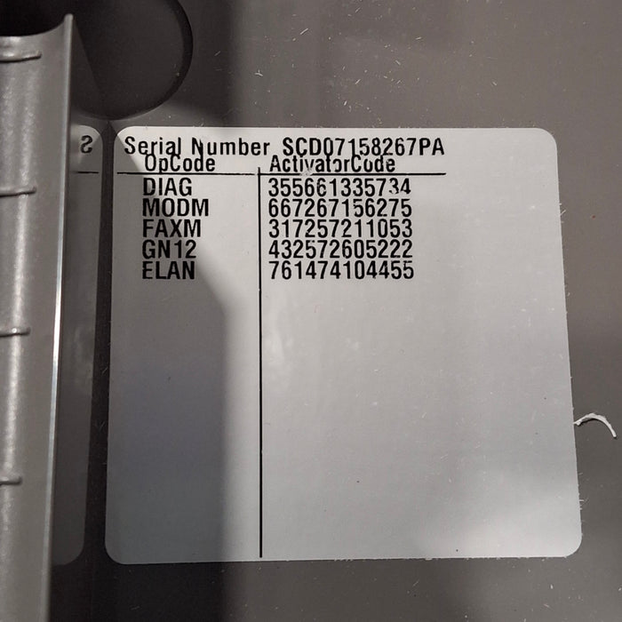 GE Healthcare MAC 5500 ECG without CAM Module