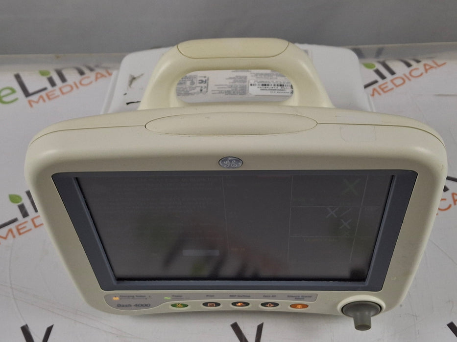 GE Healthcare Dash 4000 - GE/Nellcor SpO2 Patient Monitor