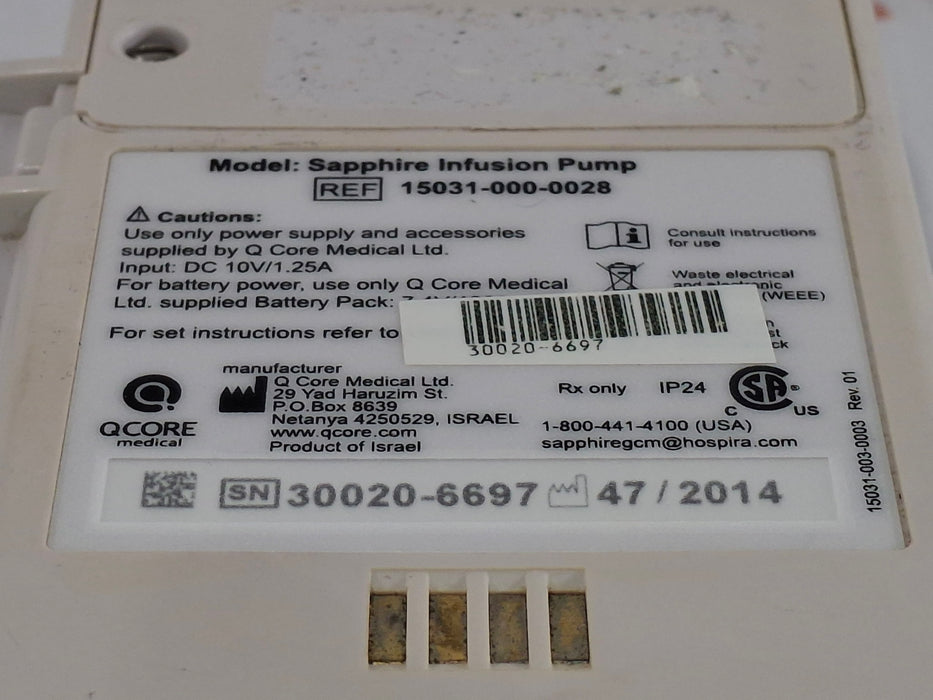 QCore Medical Sapphire Multi-Therapy Infusion Pump