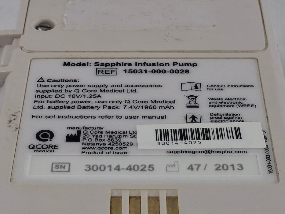 QCore Medical Sapphire Multi-Therapy Infusion Pump