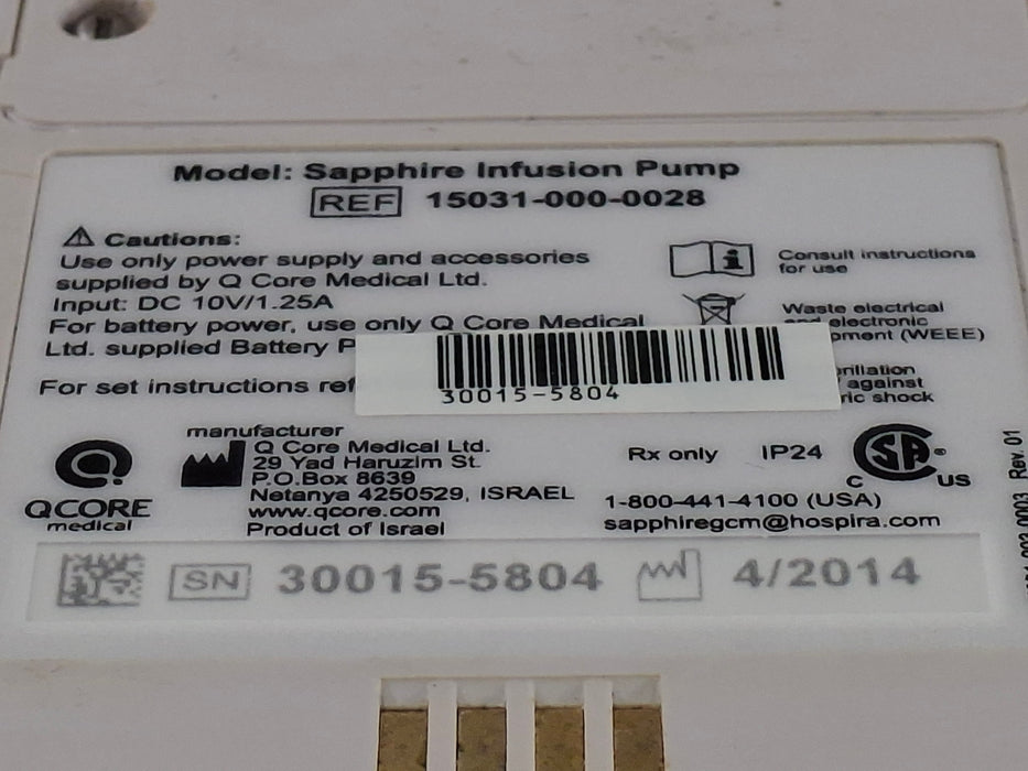QCore Medical Sapphire Multi-Therapy Infusion Pump