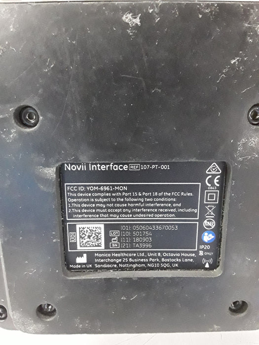 Monica Healthcare Limited 107-PT-001 Fetal Monitor