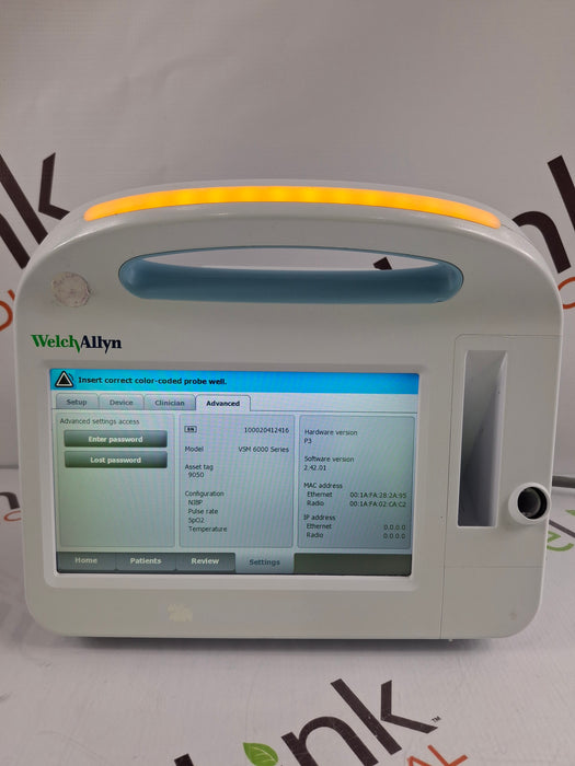 Welch Allyn Connex 6800 68MXTX - Masimo SpO2, SureTemp Vital Signs Monitor