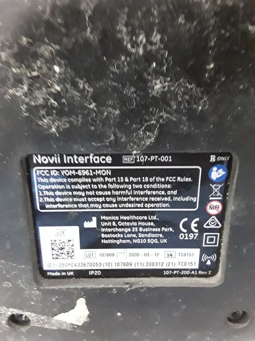 Monica Healthcare Limited 107-PT-001 Fetal Monitor