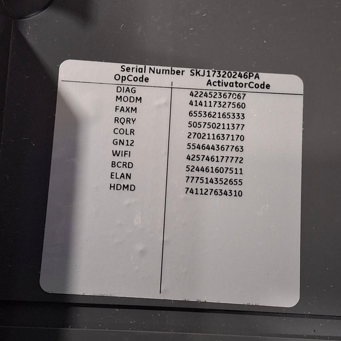 GE Healthcare MAC 5500 HD ECG without CAM Module