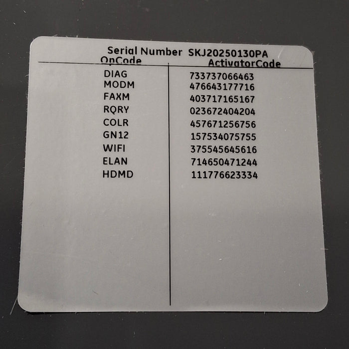 GE Healthcare MAC 5500 HD ECG without CAM Module