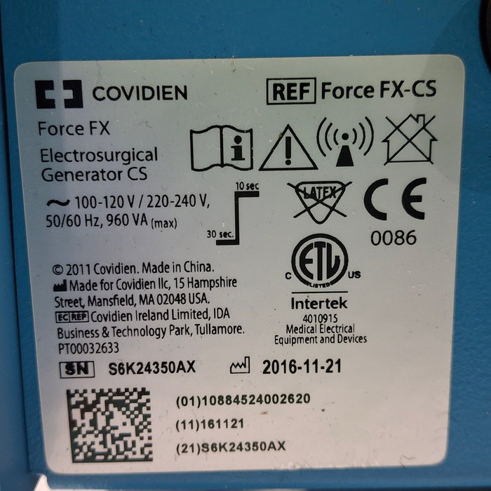 Covidien Force FX-CS Electrosurgical Unit