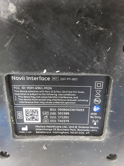 Monica Healthcare Limited 107-PT-001 Fetal Monitor