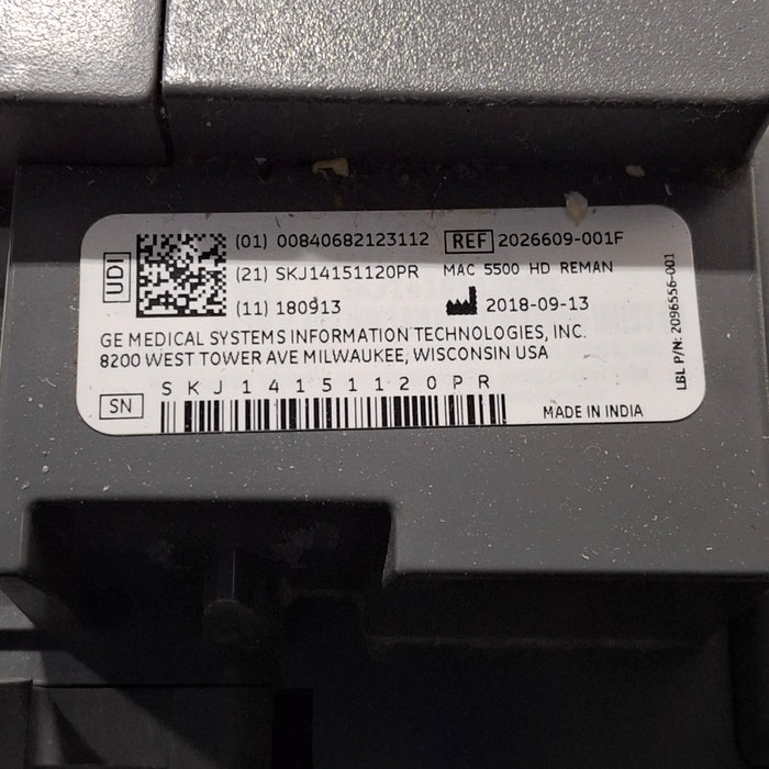 GE Healthcare MAC 5500 HD ECG without CAM Module