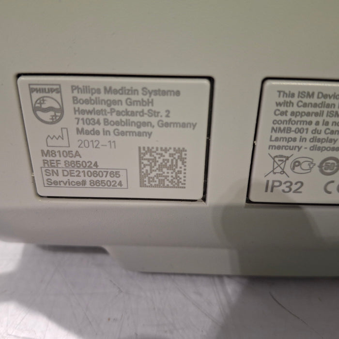 Philips Intellivue MP5 - ECG, Fast SpO2, NIBP Patient Monitor