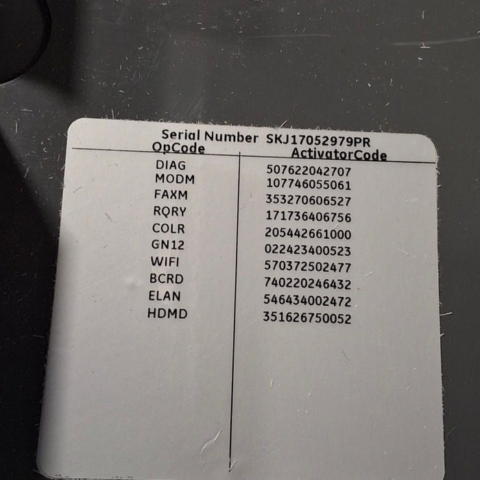 GE Healthcare MAC 5500 HD ECG without CAM Module